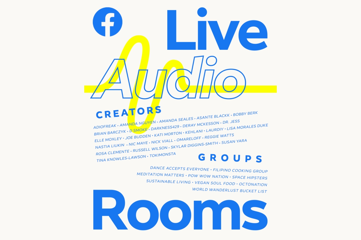 Facebook přichystal konkurenci pro Clubhouse. Zatím jen v USA