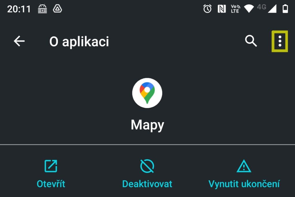 Jak opravit Google Maps v Androidu – cesta k odinstalování aktualizací.