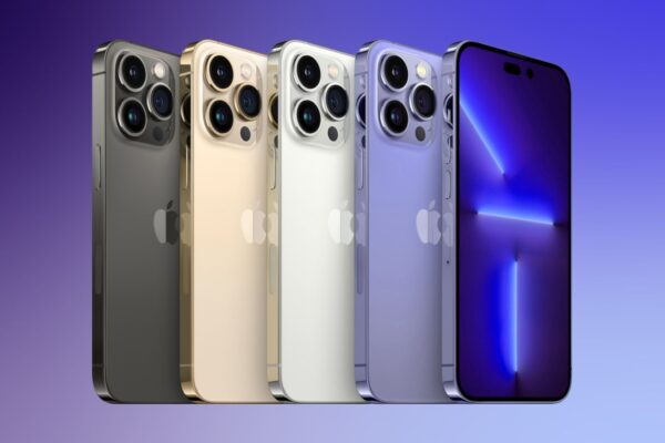 5 nových modelů telefonu iPhone 14.